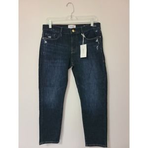 Frame Le Garcon crop jeans  women size 28 mid-rise straight fit NWT